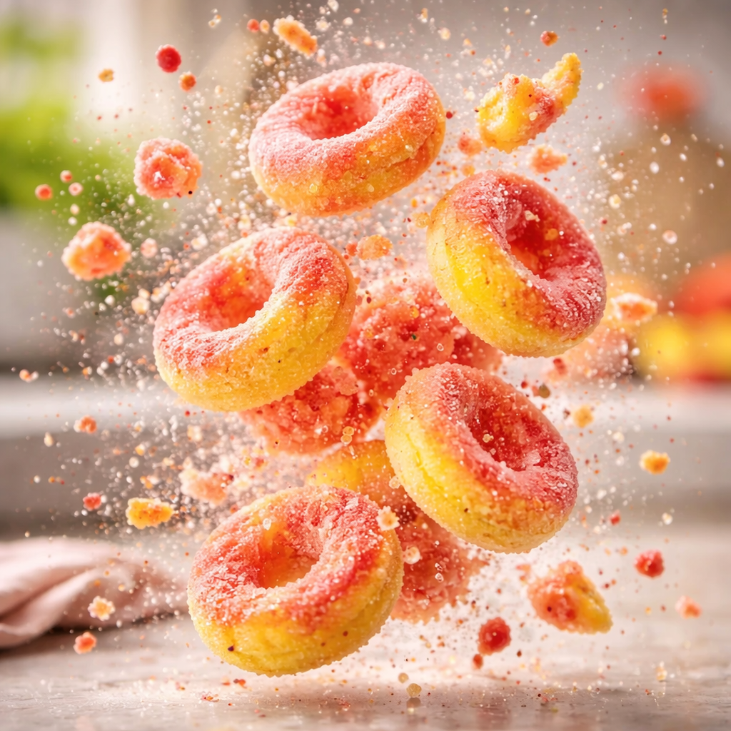 Peachy Crunch Rings (Freeze-Dried)